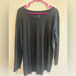 J. Jill black long sleeve shirt size medium